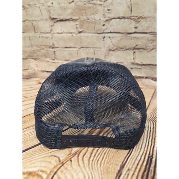 Funny Womens Distressed Hat Adjustable Blue NWoT - Picture 3 of 4